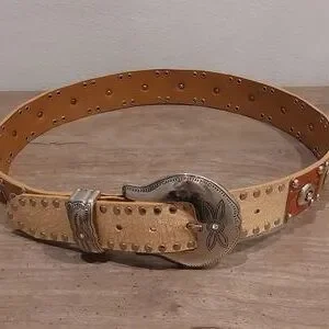 Nanni | Accessories | Nanni Brown Beige Genuine Leather 